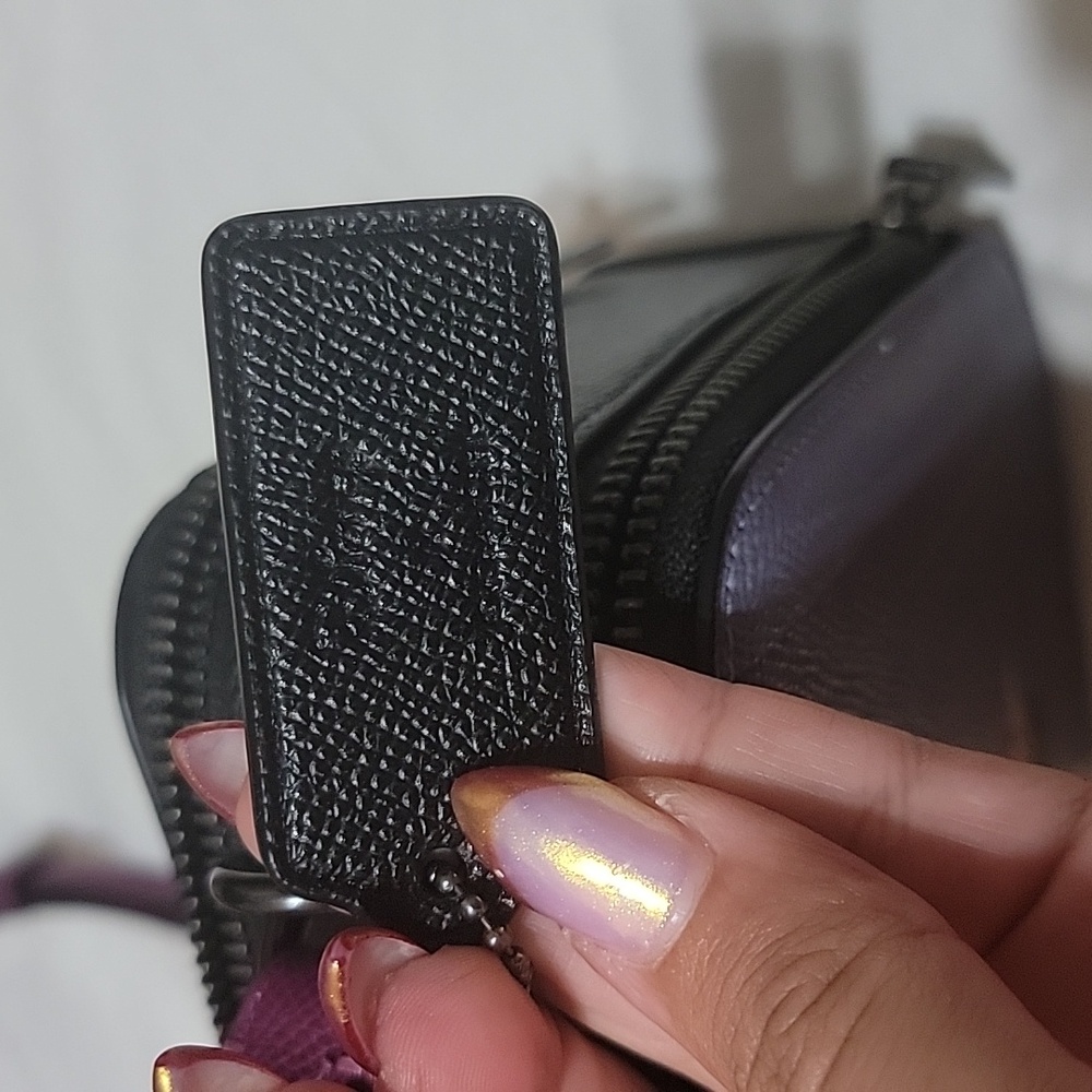 DISNEY X COACH BOX CROSSBODY WITH MALEFICENT MOTIF - Picture 4 of 6